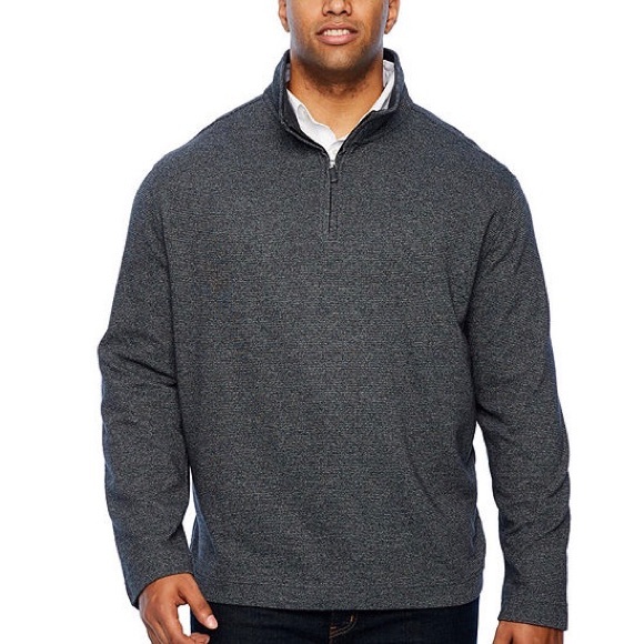 van heusen quarter zip sweater